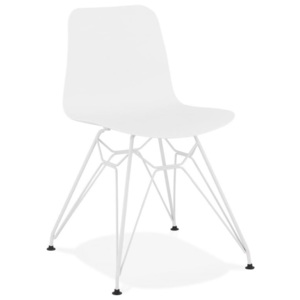 Vivo Designová židle FILADELFIA bílá/bílá