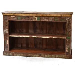 Knihovna z teakového dřeva