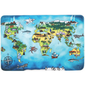 Breno Kusový koberec World Map 110 x 160 cm