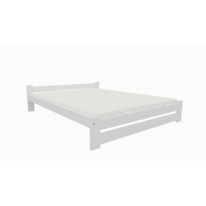 Dřevěná postel KV006 80x200 borovice masiv bílá