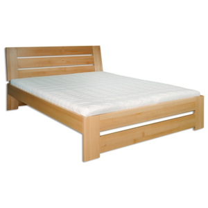 Drewmax Dřevěná postel 120x200 buk LK192 buk