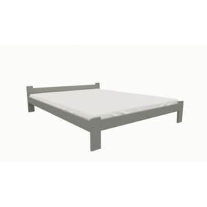 Dřevěná postel KV004 80x200 borovice masiv šedá