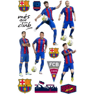 IMAGICOM Samolepky FC Barcelona 3D II