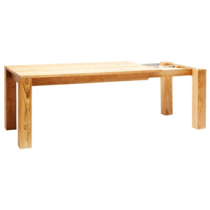 Rozkládací jídelní stůl z dubového dřeva Kare Design Ceena, 240 x 90 cm