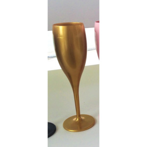CHEERS NO.1 CHAMPAGNE, sklenice na sekt set 4 ks 100ml KOZIOL (Barva-zlatá)