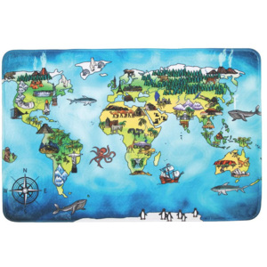 Breno Kusový koberec World Map