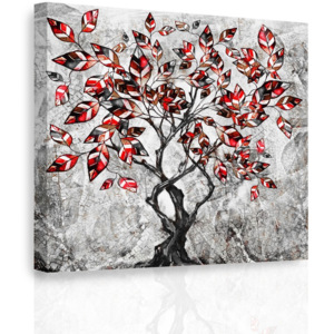 Obraz - Malovaný strom (50x50 cm) - InSmile ®