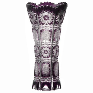 Váza Paula, barva fialová, výška 150 mm
