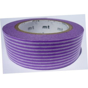 Washi páska "border purple"