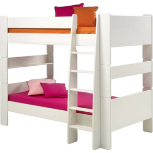 Dětská patrová postel Dany 90x200 cm - bílá