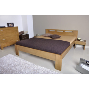 Manželská postel NELA - masiv buk - 160 x 200 cm