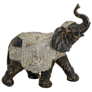 Slon se stříbrným přehozem, 18 cm