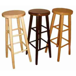 Kvalitní dřevěná stolička barová vysoká 80 cm Dub
