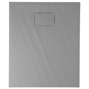 Sapho ATIKA sprchová vanička z litého mramoru, obdélník 100x80x3,5cm,šedá,dekor kámen