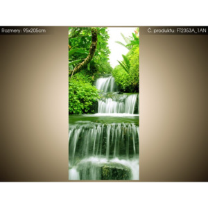 Fototapeta Vodopád v deštném pralese 95x205cm FT2353A_1AN