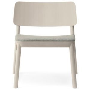 BILLIANI - Dřevěná židle s čalouněným sedákem DRUM 078