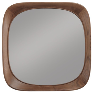 Nástěnné zrcadlo s rámem z ořechového dřeva Wewood - Portuguese Joinery Sixty's, délka 70 cm