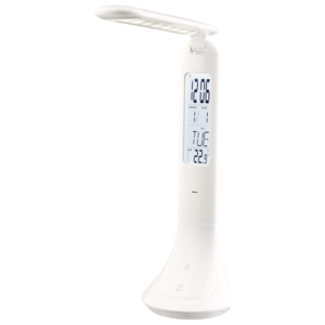 LIVARNOLUX® LED stolní lampa s displejem (bílá)