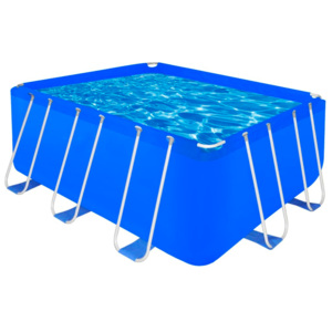 Nadzemní bazén ocelový rám obdélníkový 400 x 207 x 122 cm