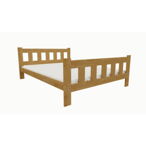 Dřevěná postel KV014 90x200 borovice masiv olše