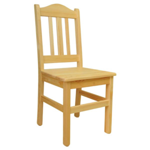 Levná dřevěná jídelní židle z masivu borovice Borovice