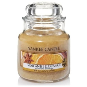 Vonná svíčka Yankee Candle Star Anise & Orange, malá