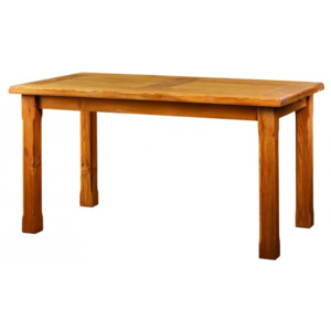 Dřevěný jídelní stůl 80x120cm MES 02 - K07 šedý vosk