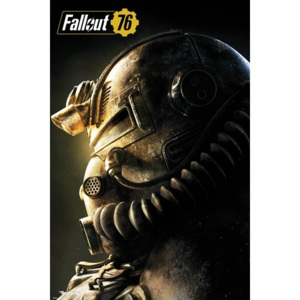 Plakát, Obraz - Fallout 76 - T51b, (61 x 91,5 cm)
