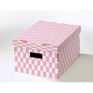 Krabice s víkem z vlnité lepenky Compactor Teddy, 40 x 31 x 21 cm