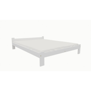 Dřevěná postel KV004 80x200 borovice masiv bílá