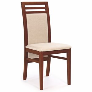 Jídelní židle Sylwek 4 třešeň-béžová
