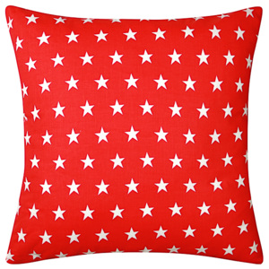 Darré povlak Stars Red 40x40 bavlna - vyrobeno v ČR - záruka 5 let