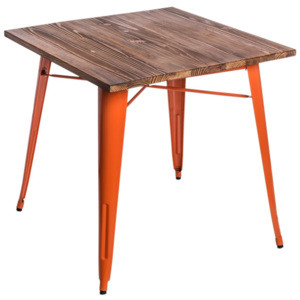 Design2 Stůl Paris Wood oranžový sosna