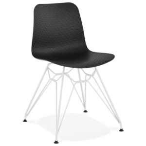 Vivo Designová židle FILADELFIA černá/bílá