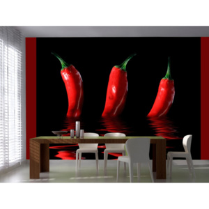 Tapeta chili papričky (150x116 cm) - Murando DeLuxe