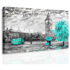 Obraz - Romantický Londýn III. (60x40 cm) - InSmile ®