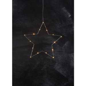 Star trading Drátěná hvězda na zavěšení 15x LED 37 cm