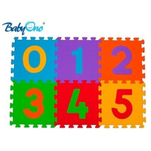 Baby ONO Pěnové puzzle Baby Ono - Čísla - 6ks