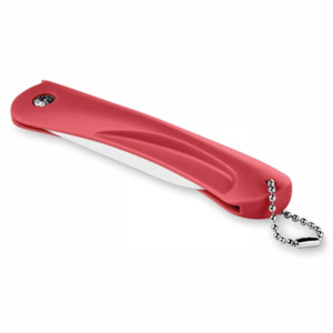 Skládací kapesní keramický nůž - červený