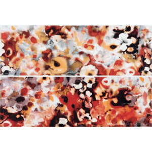 Rako Air WITVE004 inzerto, červenooranžová, 20 x 60 x 1 cm
