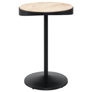 Odkládací stolek s deskou z dubového dřeva Wewood - Portuguese Joinery Drop, Ø 40 cm