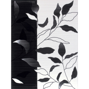 KAI group Viva black dekor inzerto, bíločerná, 25 x 33 cm