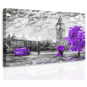 Obraz - Romantický Londýn II. (60x40 cm) - InSmile ®
