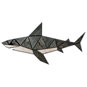 MyWoodStyle DŘEVĚNÝ OBRAZ - Žralok
