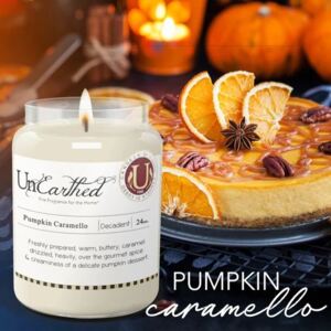 Candleberry Pumpkin Caramello Unearthed - Velká vonná svíčka 640g