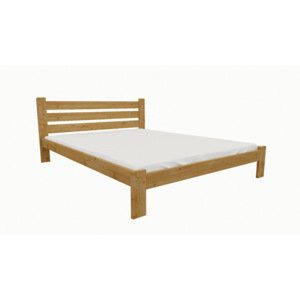 Dřevěná postel KV005 90x200 borovice masiv olše