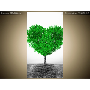 Fototapeta Zelený strom lásky 110x200cm FT2560A_2O