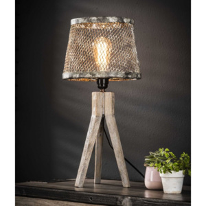 Stolní lampa Ewood III Weathered copper