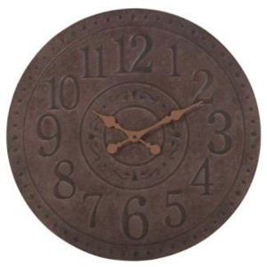 Kovové nástěnné hodiny Metal Arabic - Ø 60 * 6cm J-Line