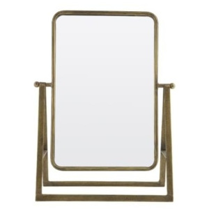 Stojací zrcadlo SAY CHEESE , 46 cm, antique brass DEEEKHOORN 800774-B